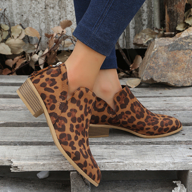 Stiefel für Damen – Leopard