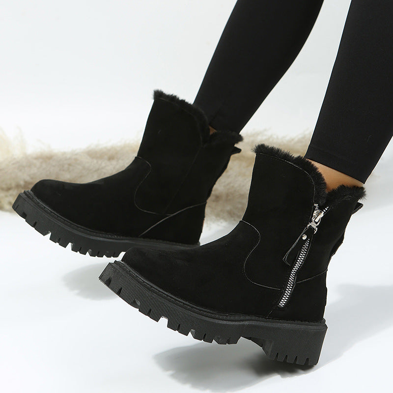 Stiefeletten gefüttert – Grau