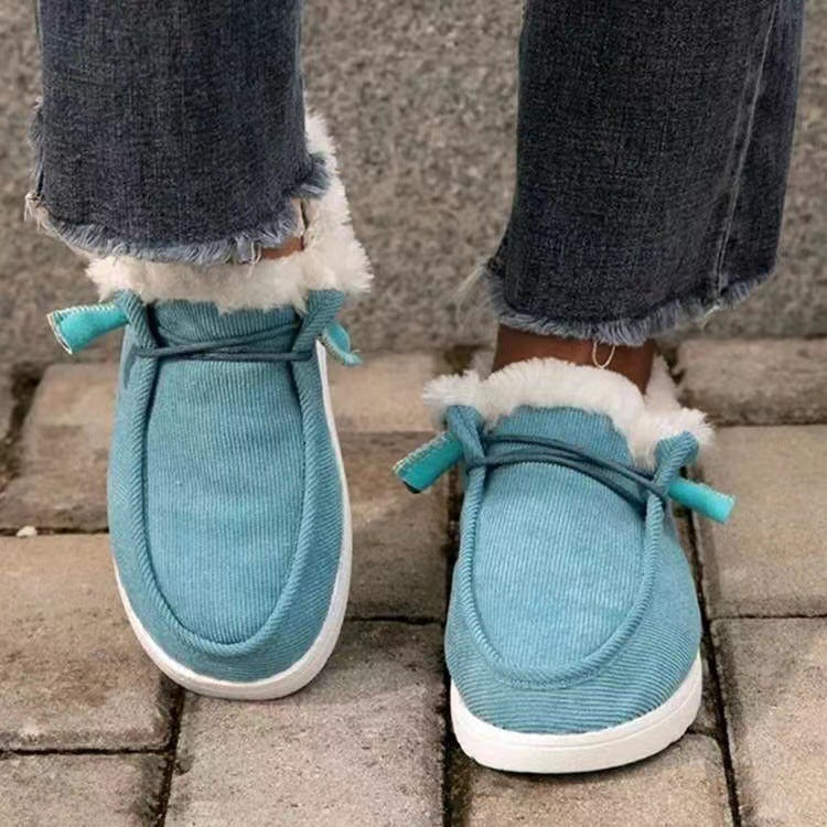 Loafer gefüttert mit flachem Absatz