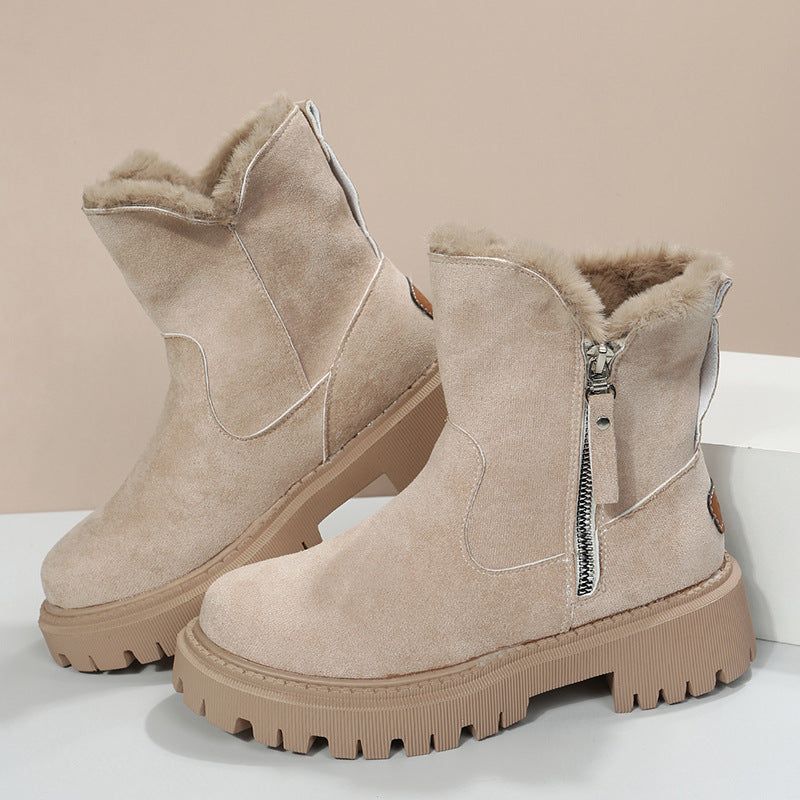 Stiefeletten gefüttert – Grau