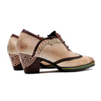 Stiefel im Vintage-Look mit Blockabsatz