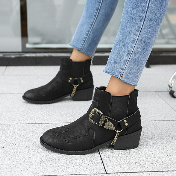 Stiefeletten für Damen – Dunkelbraun