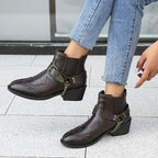 Stiefeletten für Damen – Dunkelbraun