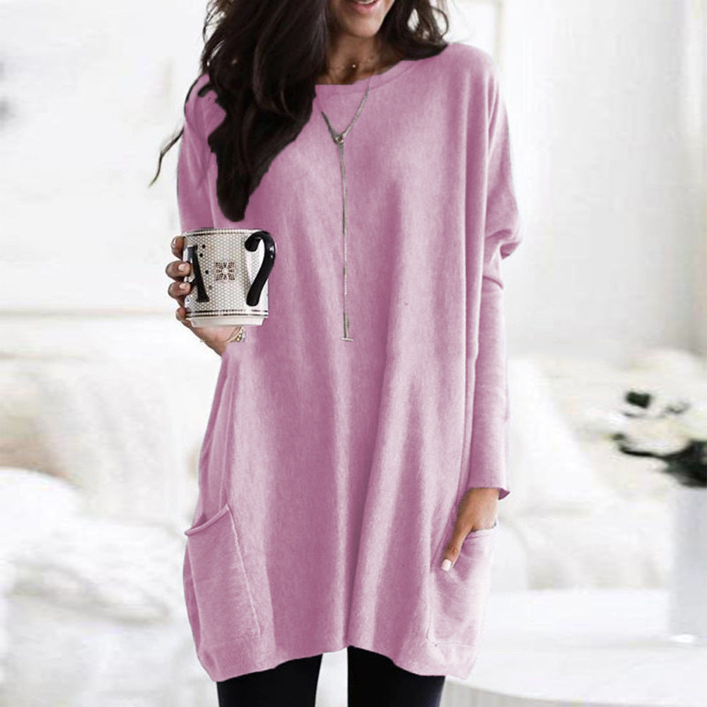 Lässiger, leichter Pullover mit langen Ärmeln