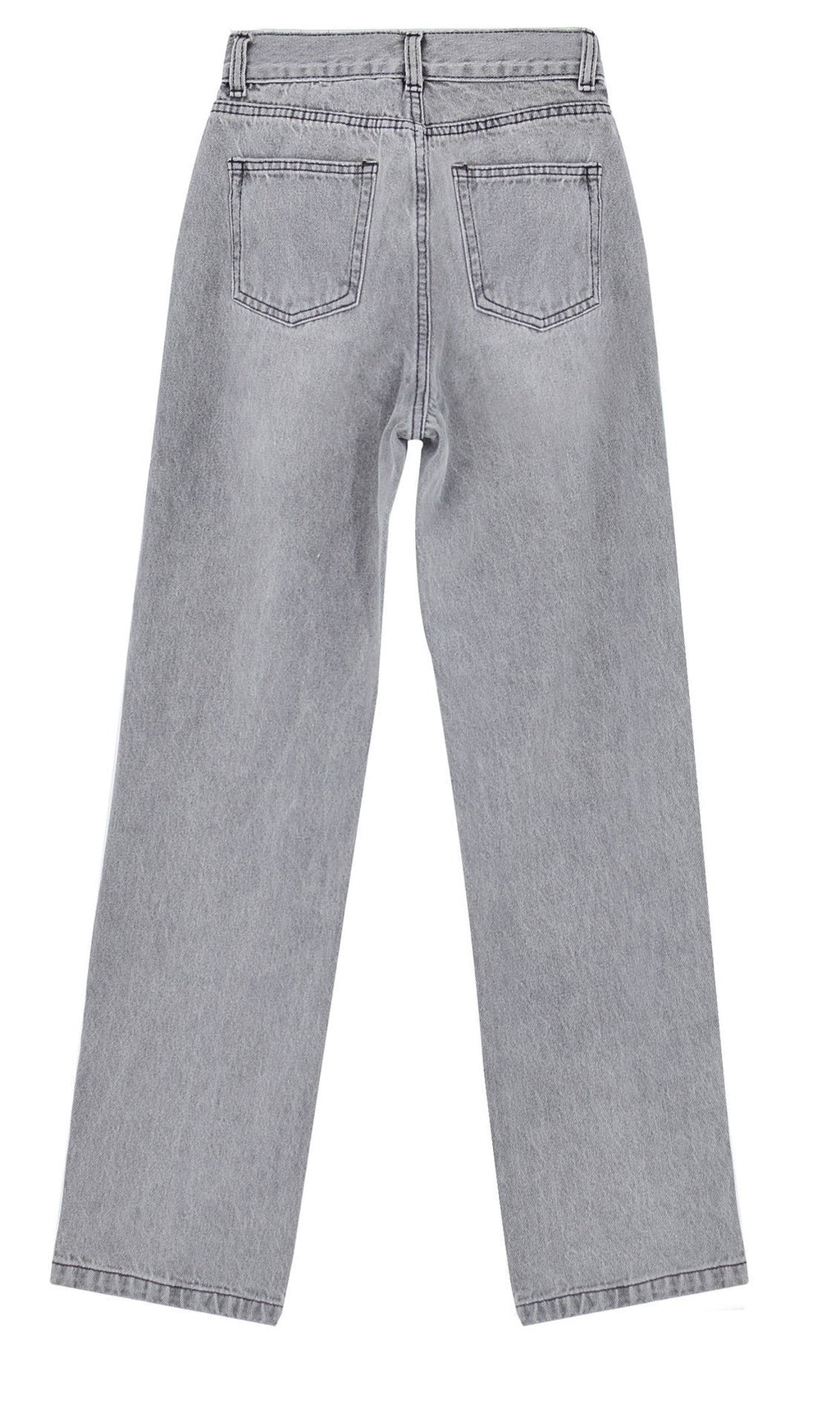 Schlaghose mit Used-Look