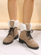 Schnürstiefel gefüttert