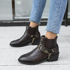 Stiefeletten für Damen – Dunkelbraun