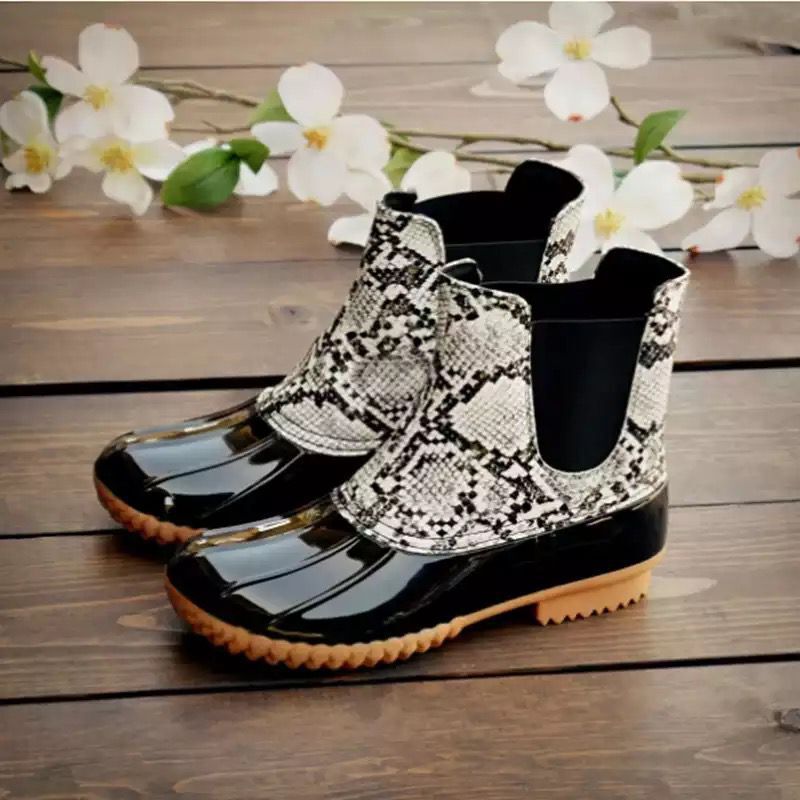 Stiefeletten im Leoparden-Print – Leopard