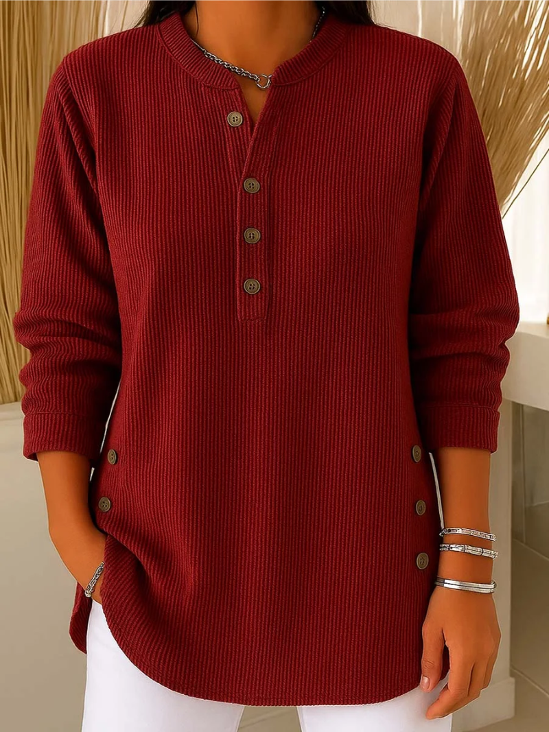 Pullover mit eleganten Knopfakzenten