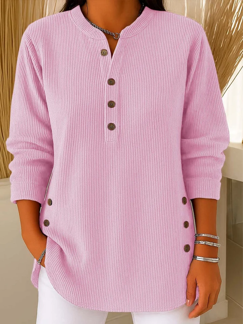 Pullover mit eleganten Knopfakzenten
