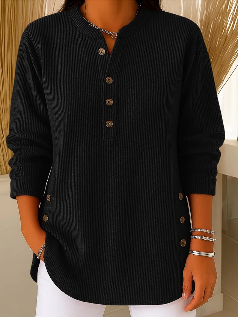 Pullover mit eleganten Knopfakzenten