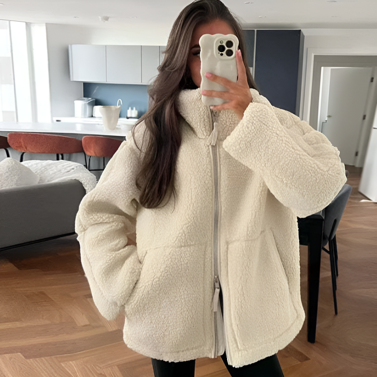 Olivia Comfort Teddyjacke – Für Warme sowie Stilvolle Tage