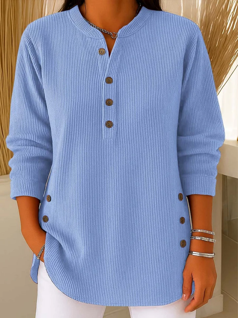Pullover mit eleganten Knopfakzenten
