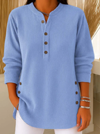 Pullover mit eleganten Knopfakzenten