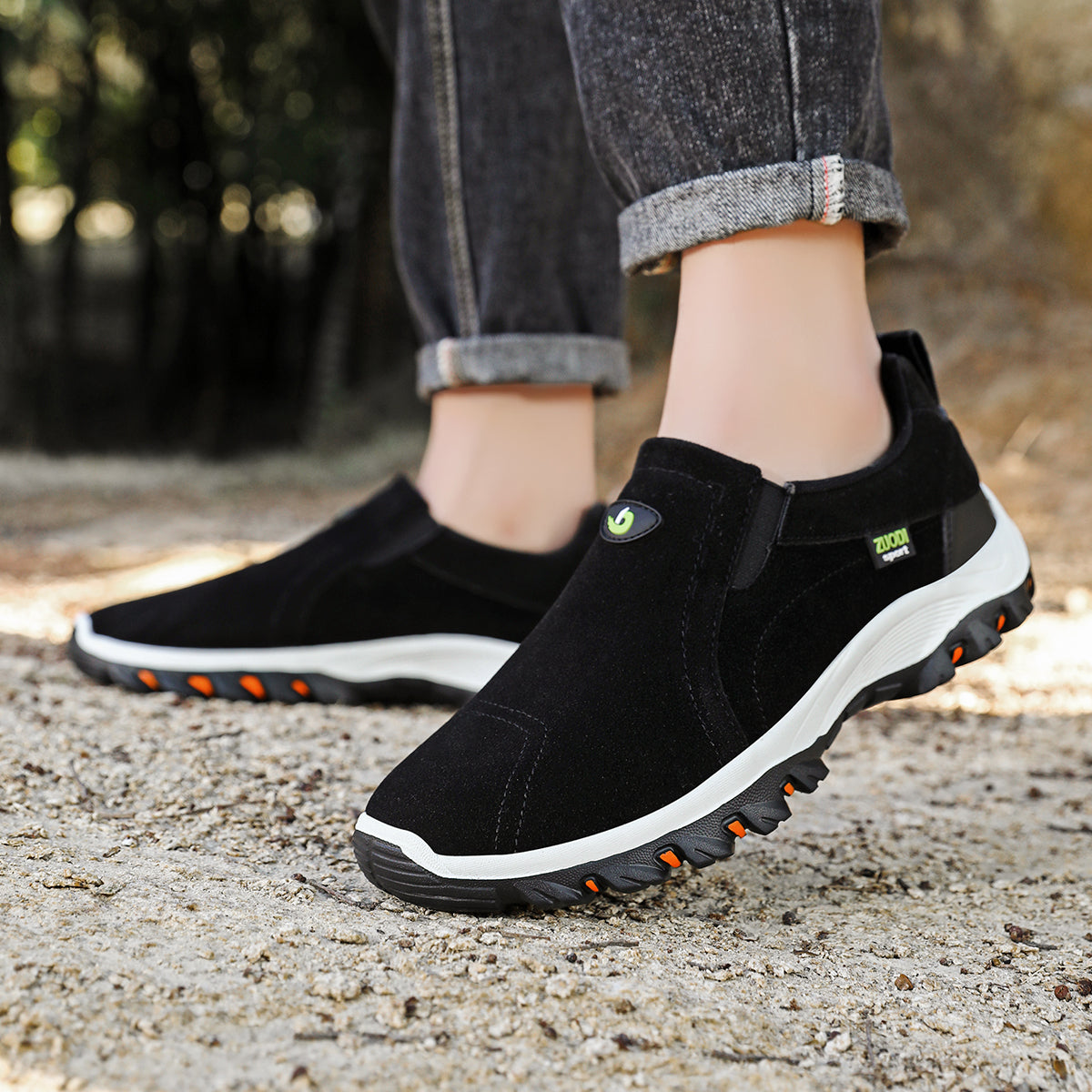 OrthoFlex Wildleder Orthopädische Schuhe: Langlebiger Komfort für Männer
