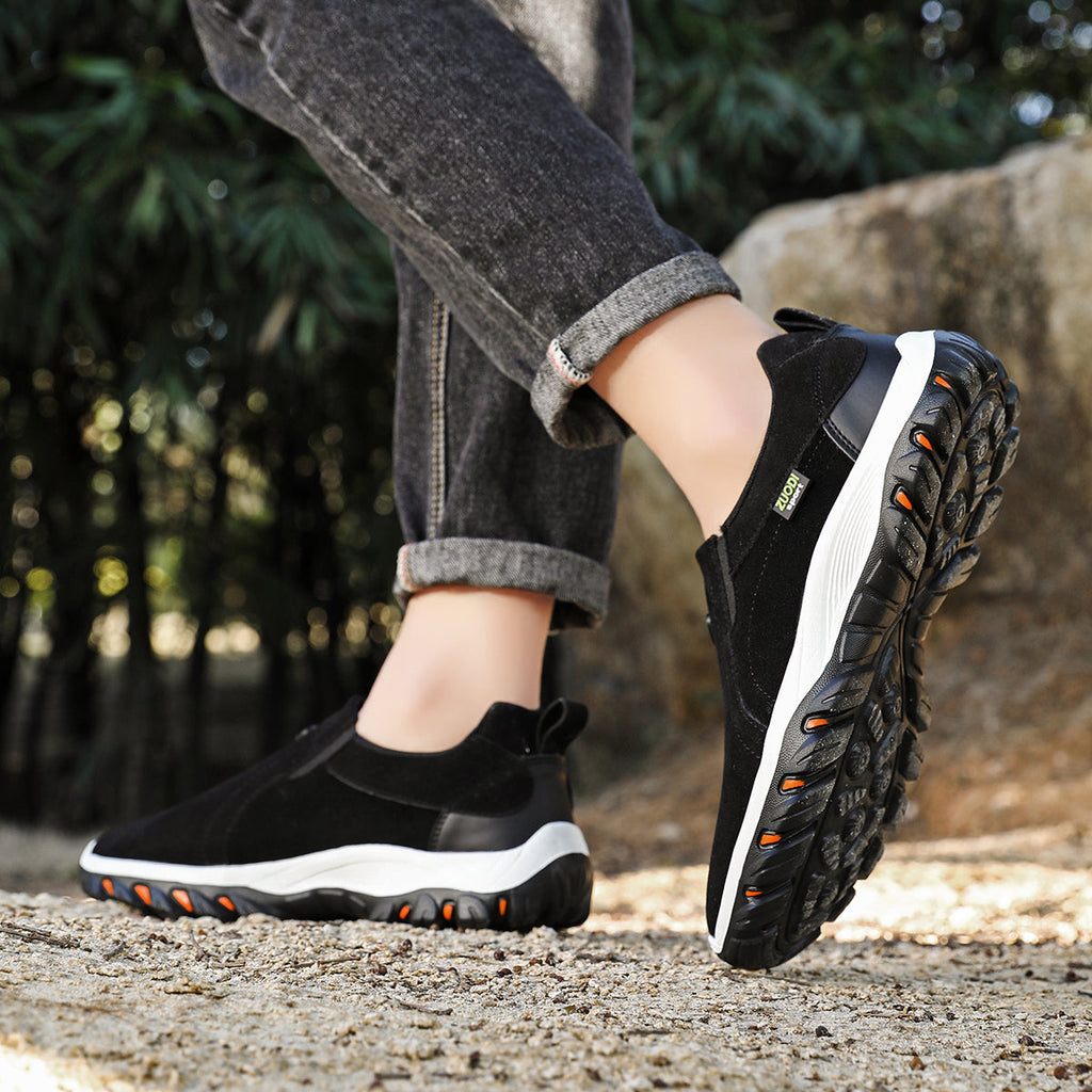 OrthoFlex Wildleder Orthopädische Schuhe: Langlebiger Komfort für Männer