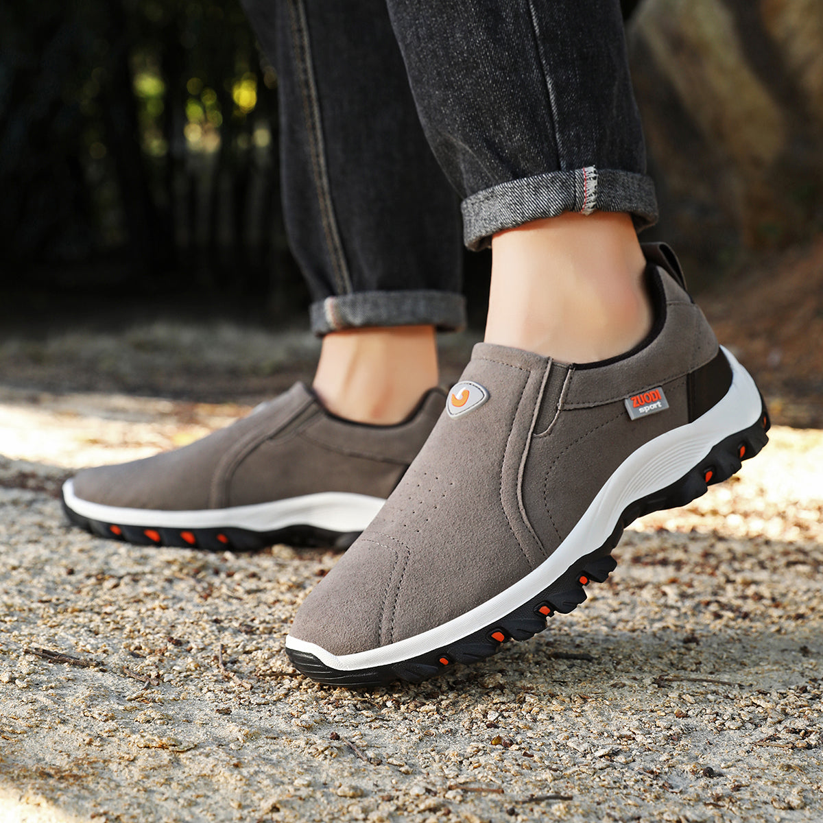 OrthoFlex Wildleder Orthopädische Schuhe: Langlebiger Komfort für Männer