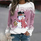Weihnachts Schneemann Pullover