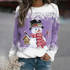 Weihnachts Schneemann Pullover