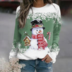 Weihnachts Schneemann Pullover