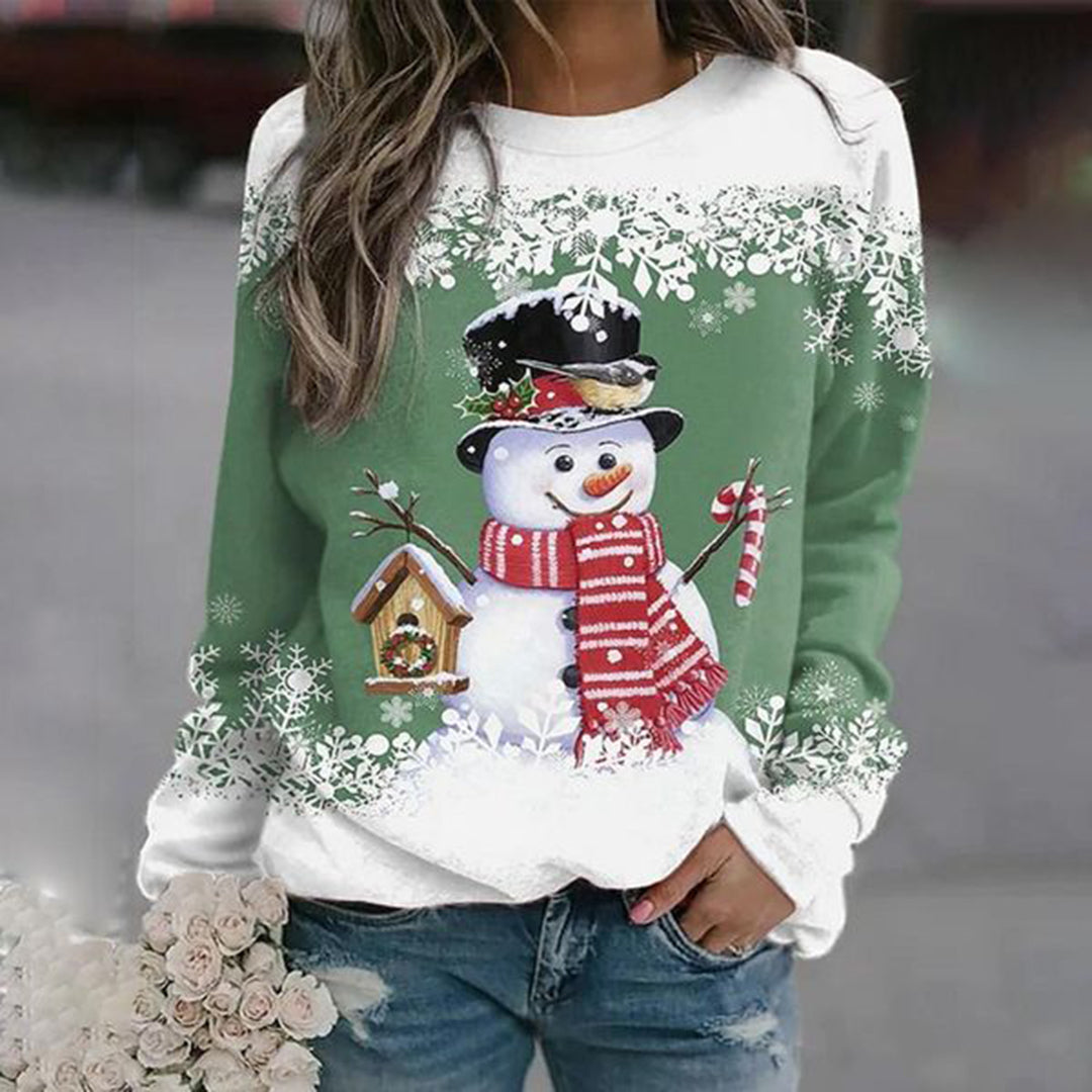 Weihnachts Schneemann Pullover