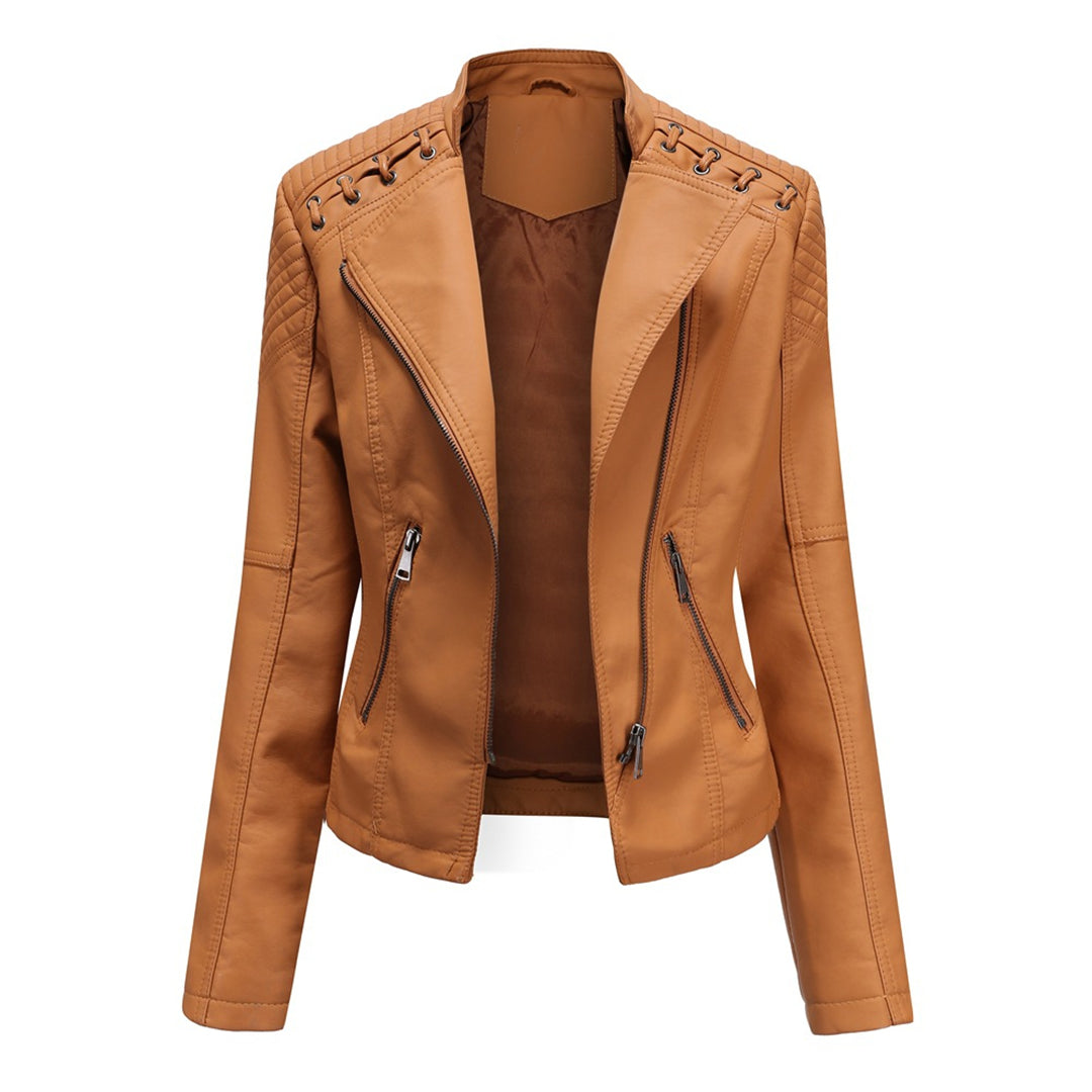 Modische Lederjacke in hochwertiger Ausführung