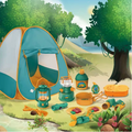 AbenteuerCamp – Komplettes Camping-Set für kreative Spielstunden