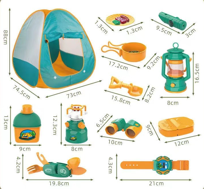 AbenteuerCamp – Komplettes Camping-Set für kreative Spielstunden