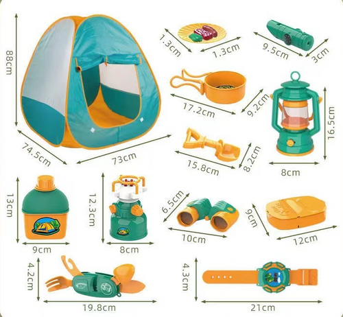 AbenteuerCamp – Komplettes Camping-Set für kreative Spielstunden