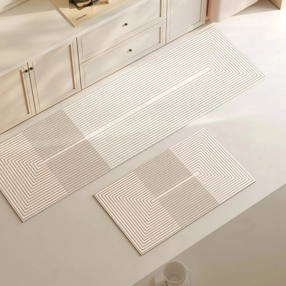 Ovale Küchenmatte – Absorbierend und Rutschhemmend für Trockene und Sichere Böden