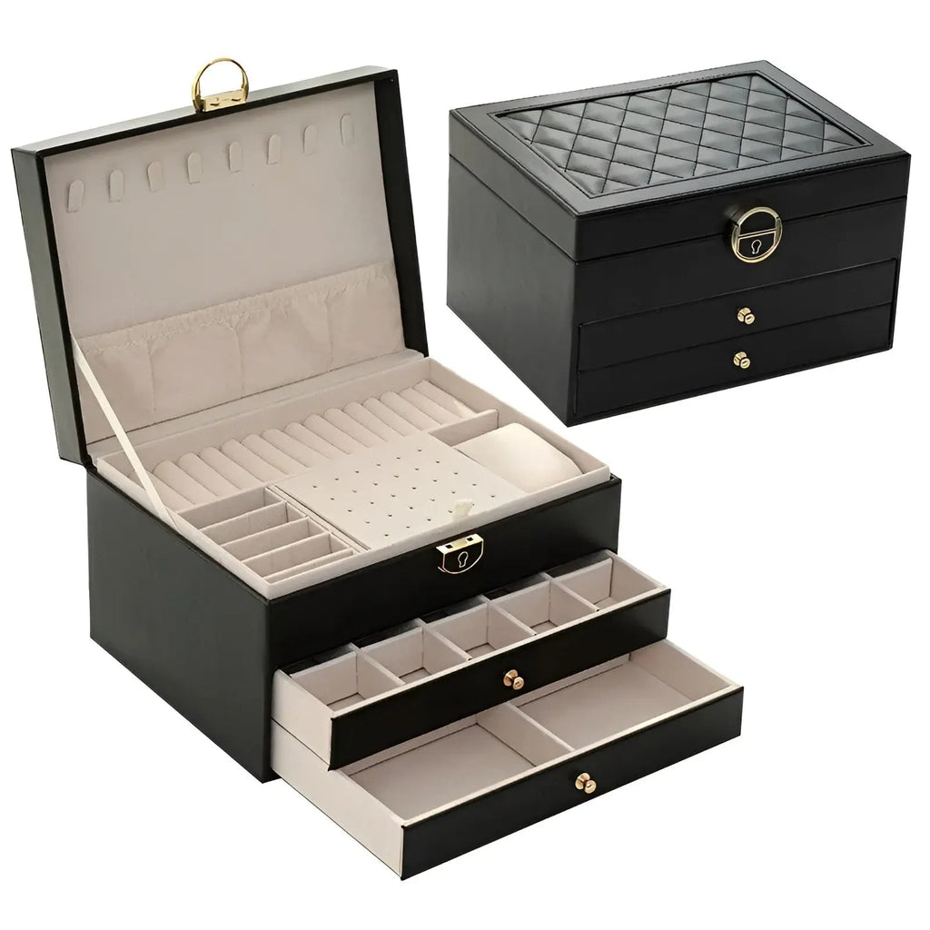 Luxuriöse Mehrschichtige Schmuckbox: Stilvoller & Langlebiger Organizer