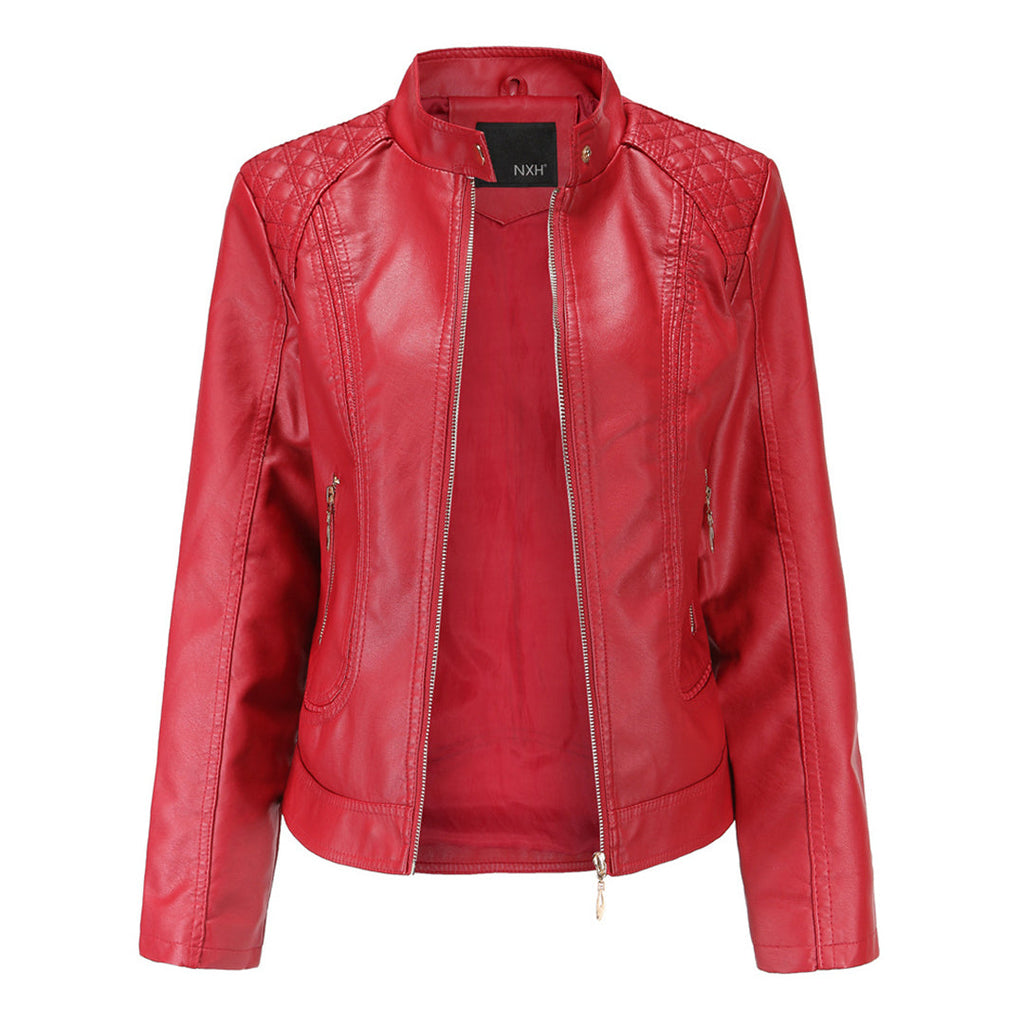 Stilvolle Lederjacke mit zeitlosem Design
