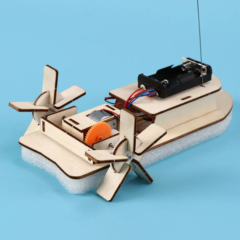 Bildungs Holz DIY Boot: Baue dein eigenes elektrisches Spielboot
