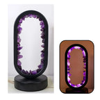 Elegante Amethyst-Kristalllampe: Ambient LED-Beleuchtung zur Entspannung