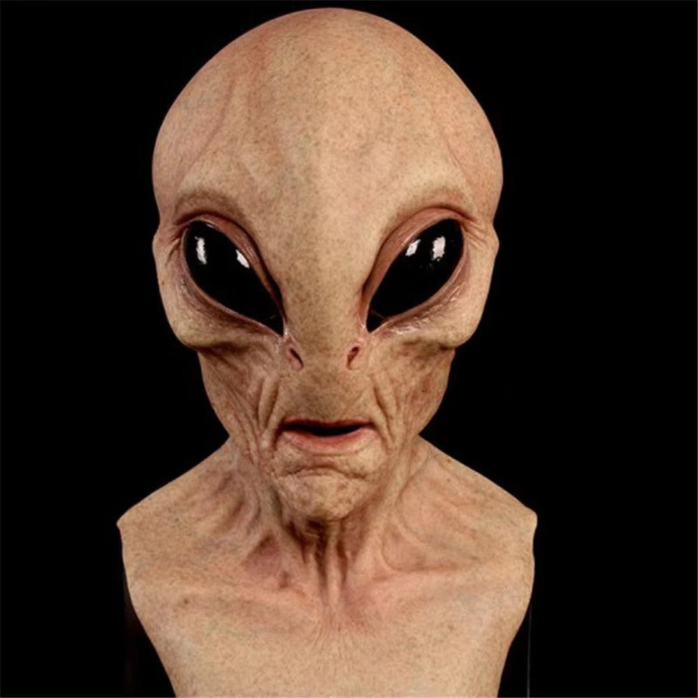 Außerirdisches Alien-Maske: Gruseliges Kostümzubehör für Halloween