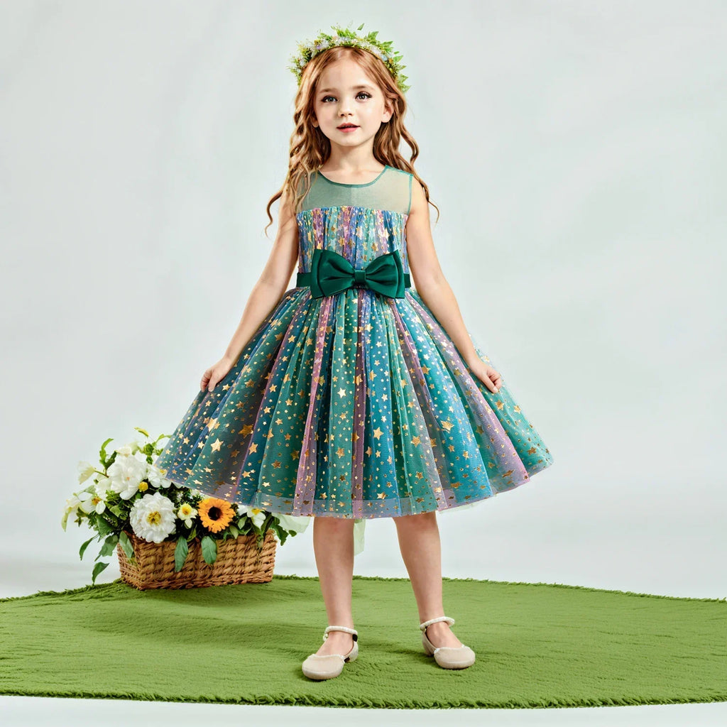 Lieveke Magisches Tutu-Kleid – Buntes Verzaubertes Kleid für Feiern