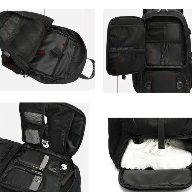 TechTrek Pro Explorer Rucksack – Großzügig und Smart Vernetzt
