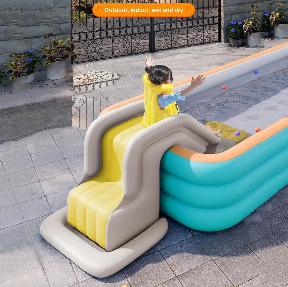 Sommerliche Aufblasbare Wasserrutsche – Sicherer sowie Spielerischer Wasserspaß