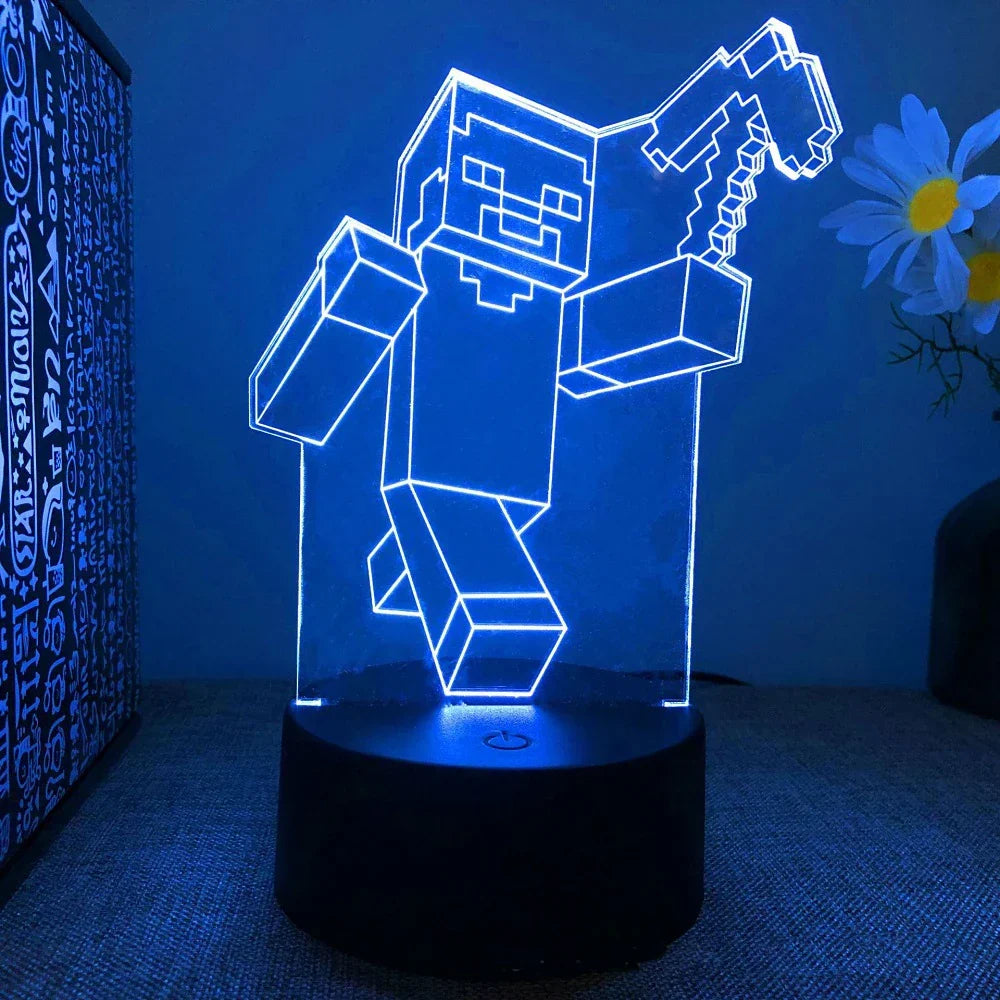 Verschiedene LED-Spielcharaktere Lampen – Verspielte Beleuchtung für Gamer