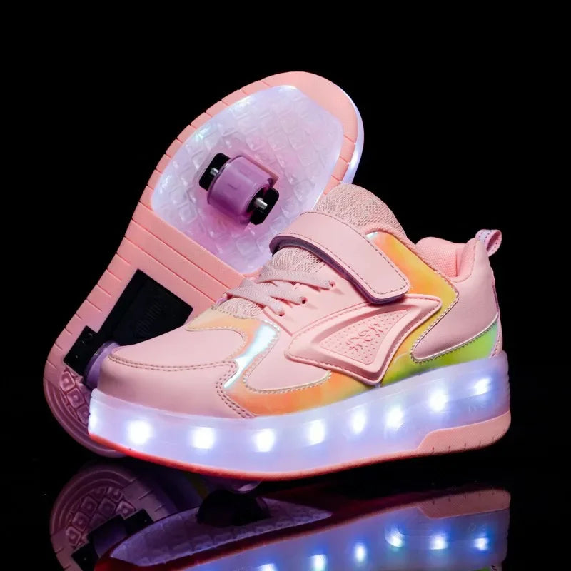 LichtRiders – LED-Rollenschuhe für Kinder