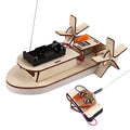 Bildungs Holz DIY Boot: Baue dein eigenes elektrisches Spielboot