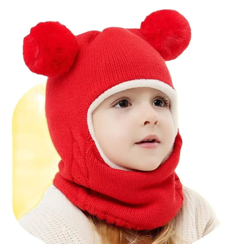 Teddy Strickmütze für Kinder – Warmer Schutz inklusive Verspielten Ohren