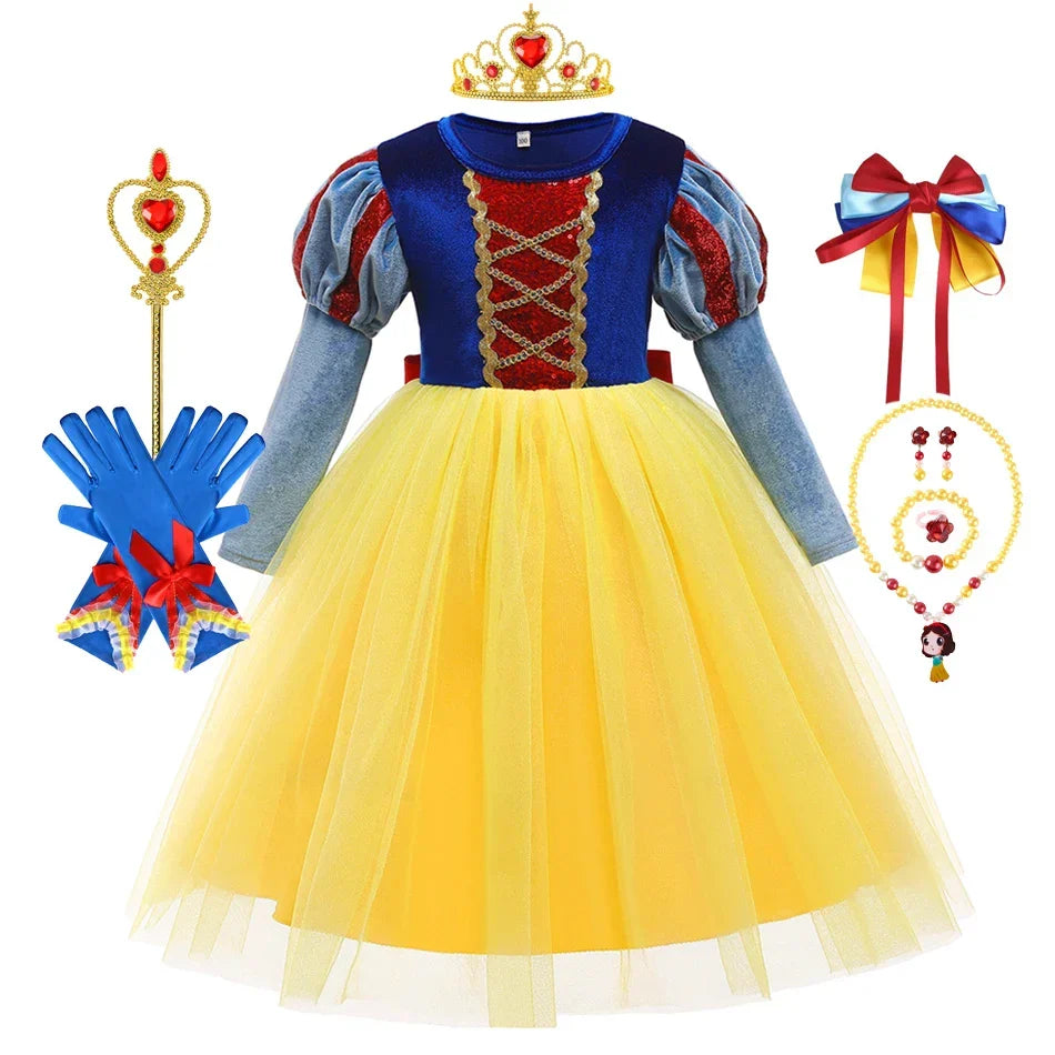 Sophia Zauberhaftes Prinzessinnenkleid für Kinder: Magisches Cosplay-Outfit für Partys