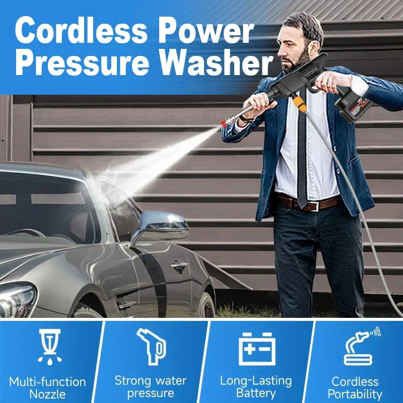 PowerWash Drahtloses Autowaschgerät – Kraftvoll sowie Handlich