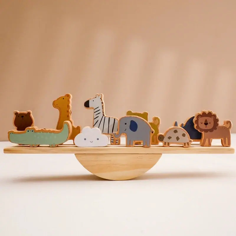 Pädagogisches Tier-Balance-Spiel – Ideal für kreativen Spielspaß