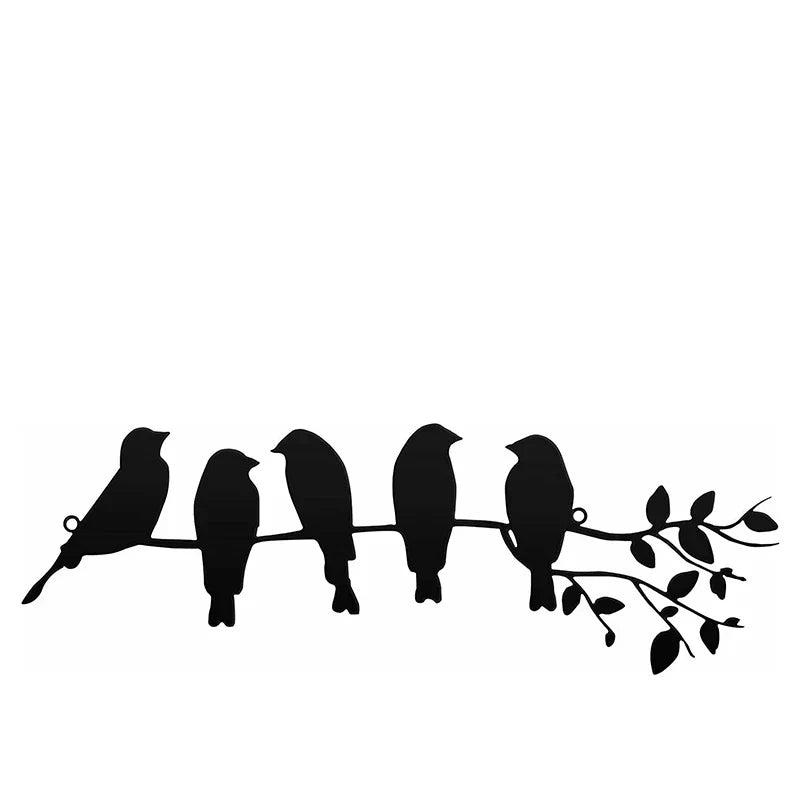 Vogelgezwitscher Wanddekoration: Stimmungsvolle Sitzende Vögel