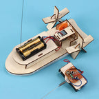 Bildungs Holz DIY Boot: Baue dein eigenes elektrisches Spielboot