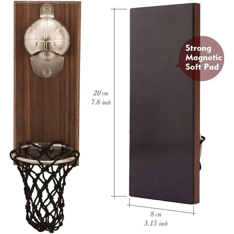 Basketballnetz Wandflaschenöffner: Sportliches Geschenk für den Vatertag