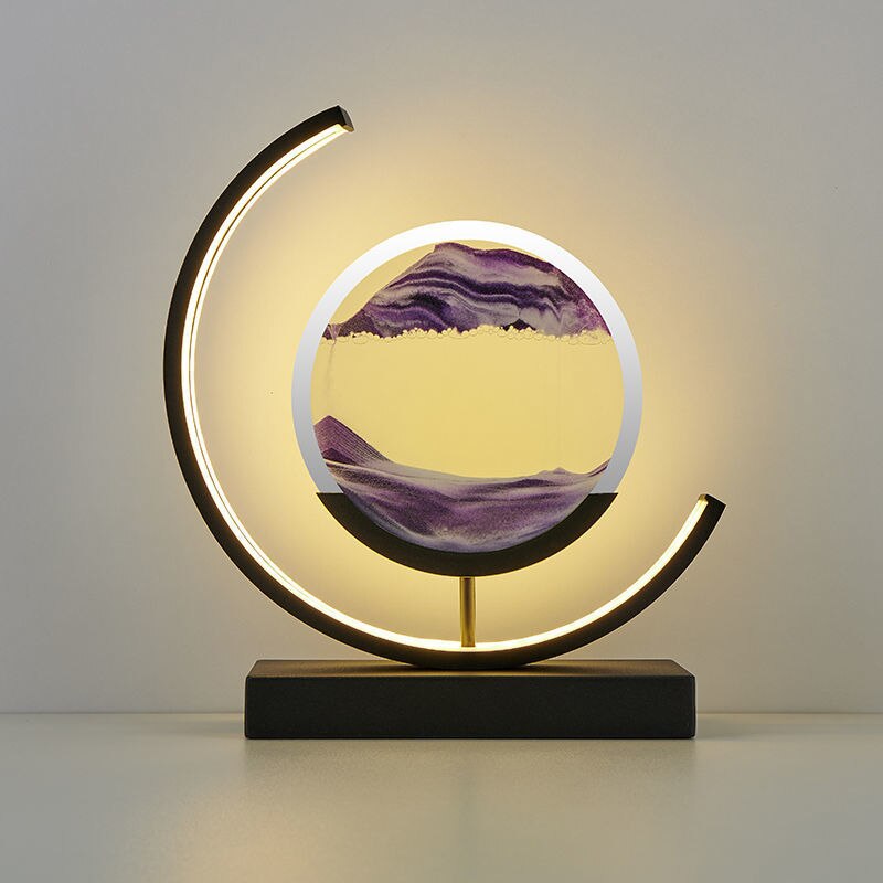 SandLight 3D Sandtischlampe – Entspannendes Design inklusive Bewegtem Sand