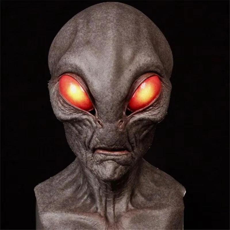 Außerirdisches Alien-Maske: Gruseliges Kostümzubehör für Halloween